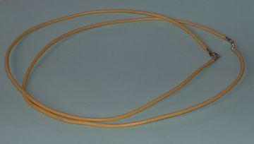 Ko�en� n�hrdeln�k 3mm / 45cm �lut�