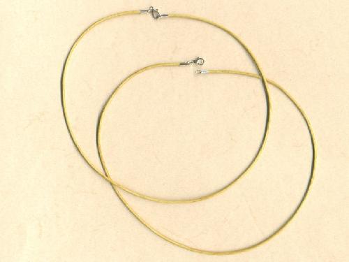 Ko�en� n�hrdeln�k 2mm / 40cm b�ov�